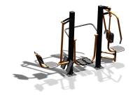 Уличный тренажер "Жим ногами Шагомер Жим от груди" УТ333 в Оренбурге