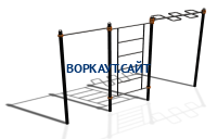 Спортивный комплекс воркаут ВС-129 в Оренбурге