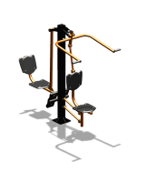 Уличный тренажер "Верхняя тяга Жим ногами" УТ322 в Оренбурге