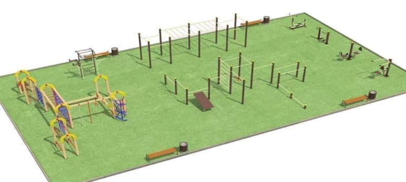 Проект спортивной площадки для любого возраста - 1 096 200 рублей. в Оренбурге