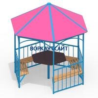 Беседка со столом и лавками МАФ 4121 в Оренбурге