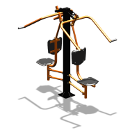 Уличный тренажер  "Верхняя тяга двойная"  УТ207 в Оренбурге