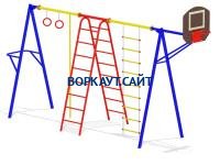 Гимнастический комплекс с баскетбольным щитом МАФ 3001 в Оренбурге