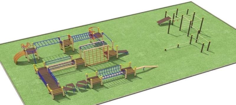 Проект спортплощадки с полосой препятствий - 1 178 100 рублей в Оренбурге