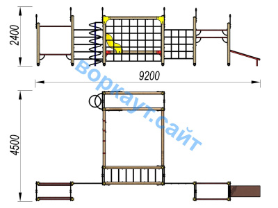 Детский спортивный комплекс ДСК 3102 в Оренбурге