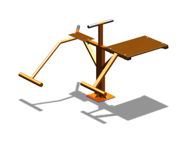 Уличный тренажер "Пресс Гиперэкстензия" УТ327 в Оренбурге