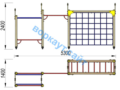 Детский спортивный комплекс Атлет ДСК 3106 в Оренбурге