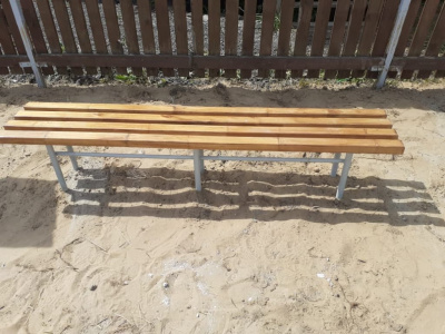 Двухметровая лавочка без спинки 2 м МАФ 1602 в Оренбурге