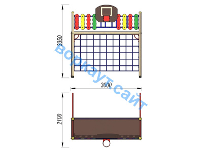 Детский спортивный комплекс ДСК 3101 в Оренбурге