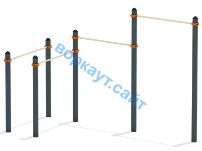 Турник двойной с брусьями ВС-17 в Оренбурге