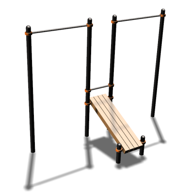 Воркаут турники со скамьей для пресса ВС-27 в Оренбурге