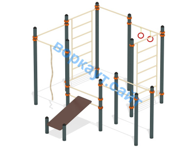 Спортивный комплекс воркаут ВС-47 в Оренбурге