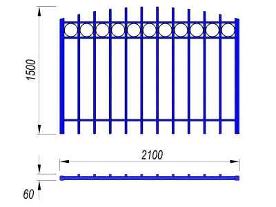 Ограждение спортивной площадки МАФ 5005 в Оренбурге
