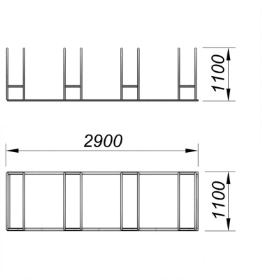 Велопарковка МАФ 6002 в Оренбурге
