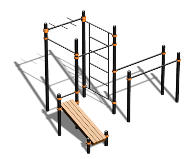 Спортивный комплекс воркаут ВС-91 в Оренбурге