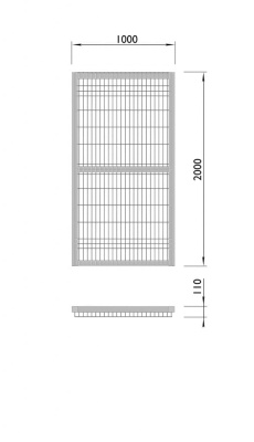 Калитка спортивной площадки МАФ 5105 в Оренбурге