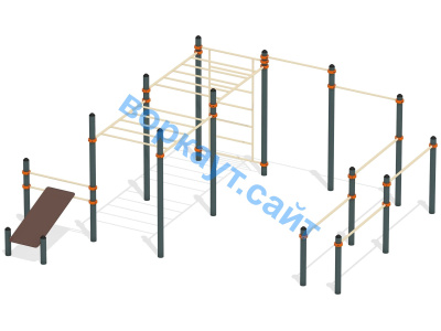 Спортивный комплекс воркаут ВС-50 в Оренбурге