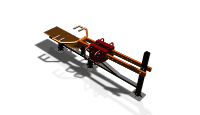 Силовой уличный тренажер  "Жим лежа"  УТ411 в Оренбурге