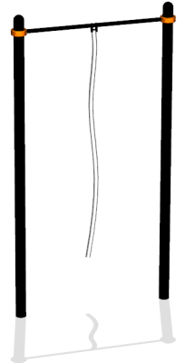 Турник с гимнастическим канатом ВС-34 в Оренбурге