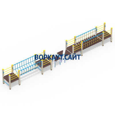 Детский спортивный комплекс Двойной мостик ДСК 3115 в Оренбурге