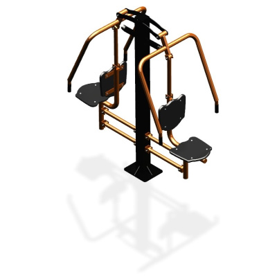 Уличный тренажер  "Жим от груди двойной" УТ204 в Оренбурге