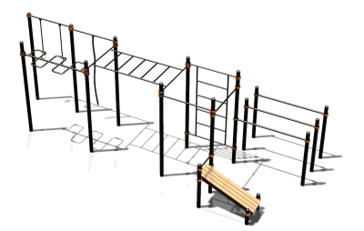 Спортивный комплекс воркаут ВС-77 в Оренбурге