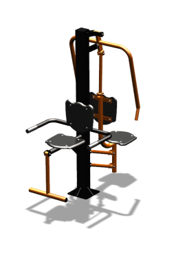 Уличный тренажер "Жим от груди Флекс" УТ324 в Оренбурге