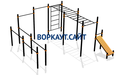 Спортивный комплекс воркаут ВС-109 в Оренбурге