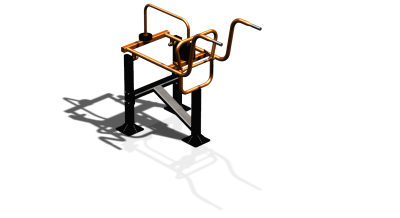 Силовой уличный тренажер  "Приседания"  УТ404 в Оренбурге