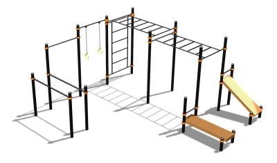 Спортивный комплекс воркаут ВС-71 в Оренбурге