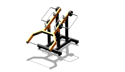 Силовой уличный тренажер  "Мультиштанга"  УТ417 в Оренбурге