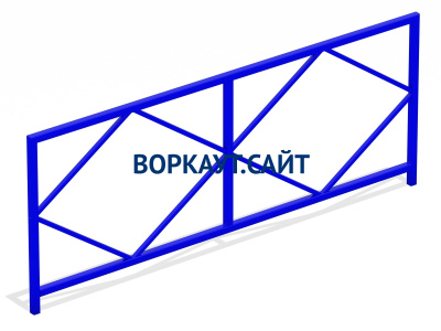 Ограждение площадки МАФ 5001 в Оренбурге