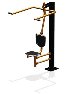 Уличный тренажер "Верхняя тяга одинарный" УТ 114 в Оренбурге