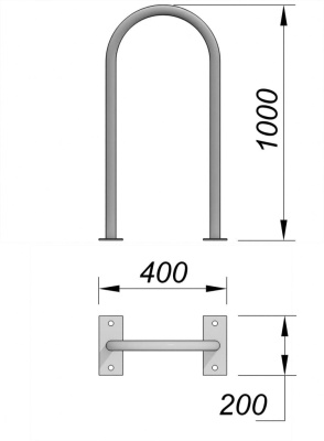 Велопарковка МАФ 6001 в Оренбурге