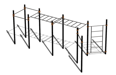 Спортивный комплекс воркаут ВС-118 в Оренбурге