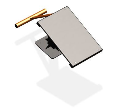 Уличный тренажер "Скамья для пресса" УТ 121 в Оренбурге