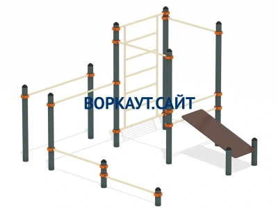 Спортивный комплекс воркаут ВС-43 в Оренбурге