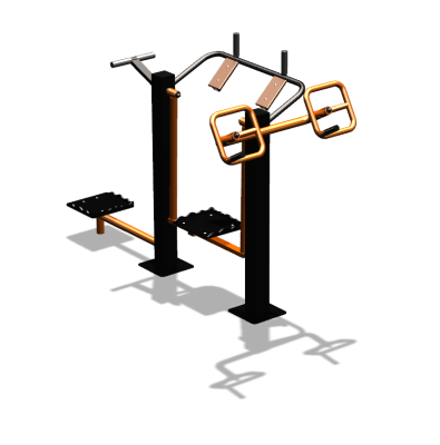 Уличный тренажер "Штурвал Пресс Супертвистер" УТ301 в Оренбурге