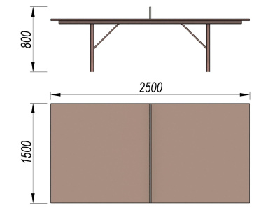 Теннисный стол МАФ 3517 в Оренбурге