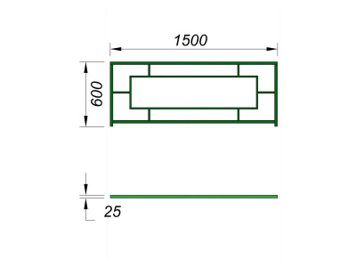 Ограждение площадки МАФ 5000 в Оренбурге