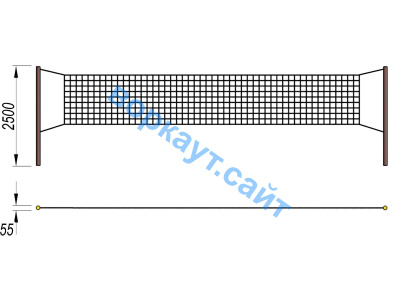 Волейбольные стойки СИО 3515 в Оренбурге