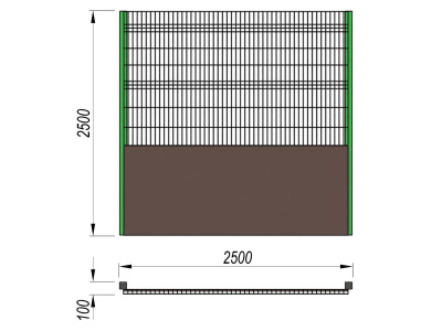 Ограждение хоккейной коробки МАФ 5202 в Оренбурге