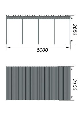 Теневой навес трибун МАФ 4130 в Оренбурге