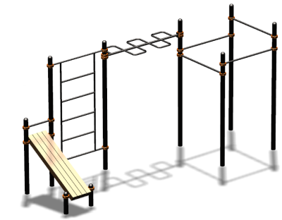 Спортивный комплекс воркаут ВС-74 в Оренбурге