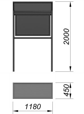 Информационный стенд МАФ 6006 в Оренбурге